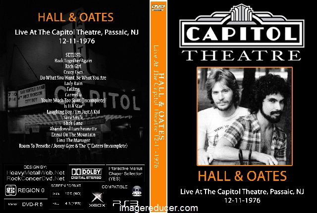 HALL & OATES - Live At The Capitol Theatre Passaic NJ 12-11-1976.jpg